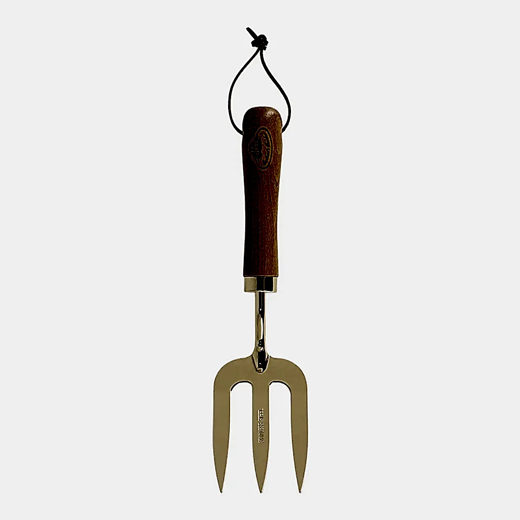 Beech Wood Fork Gold Plated 
Stainless Steel
