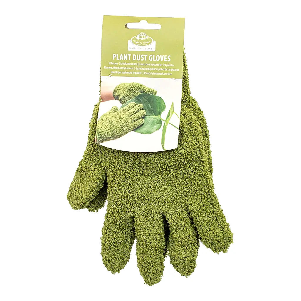 Microfibre Plant Dusting Gloves - Green