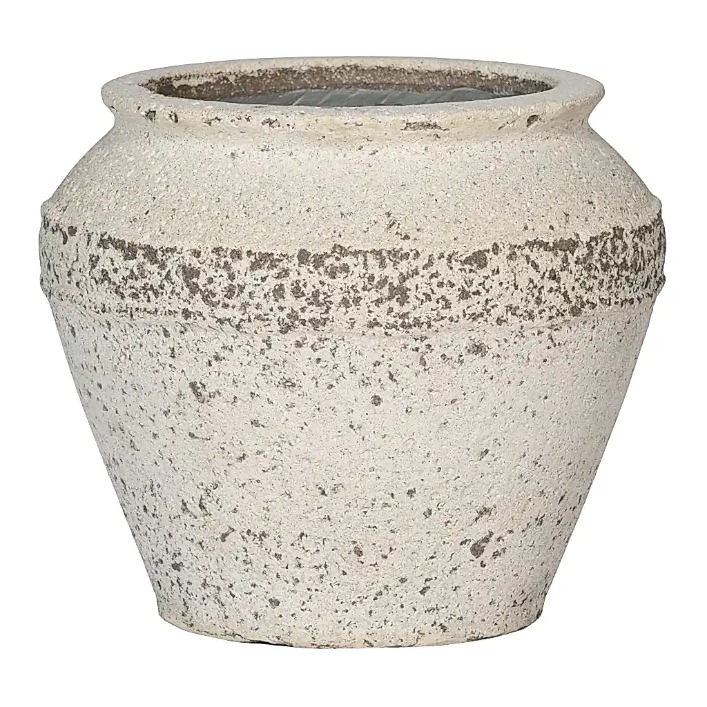 Eros Mediterranean Planter - Chalk White