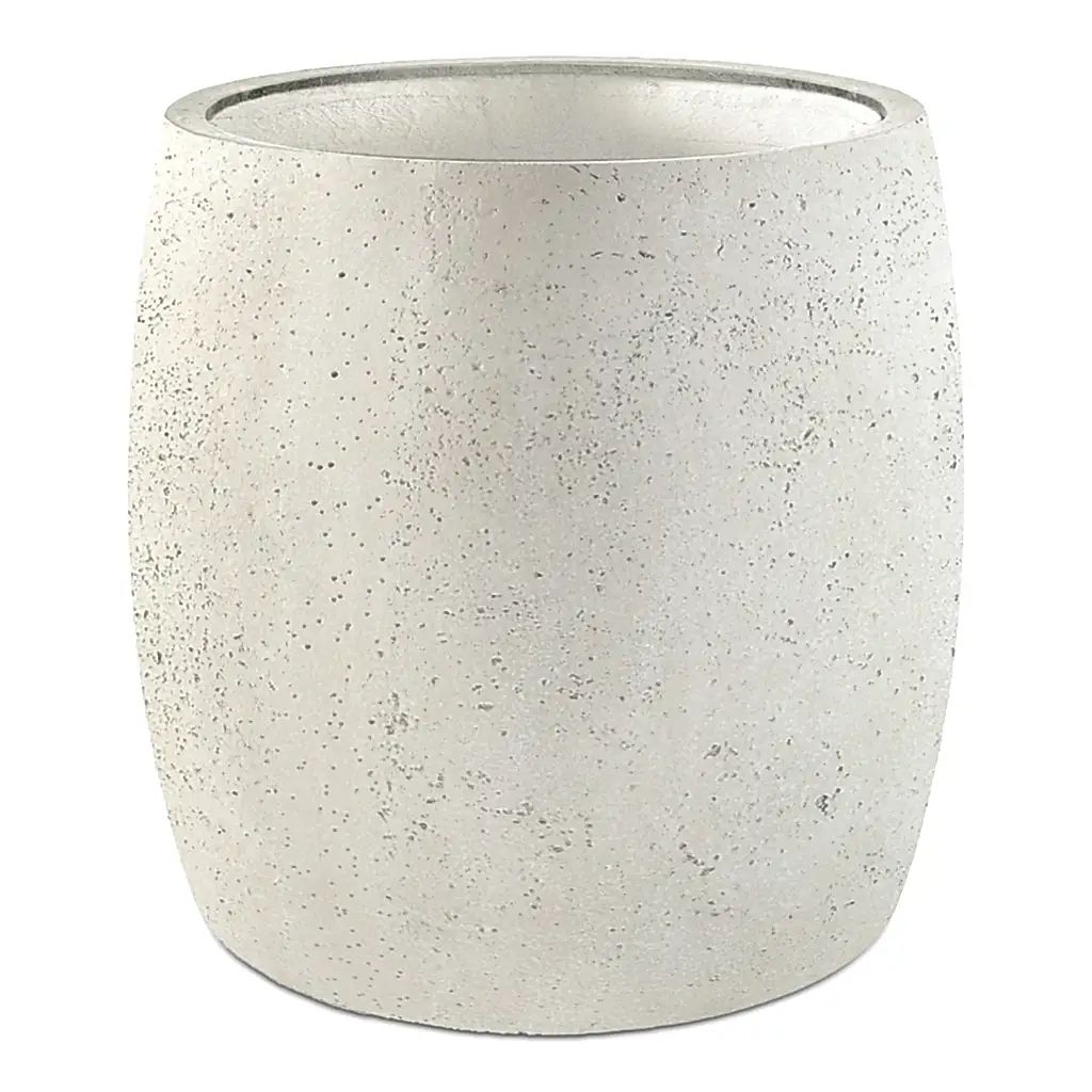 Grigio Modern Planter - Antique White Concrete