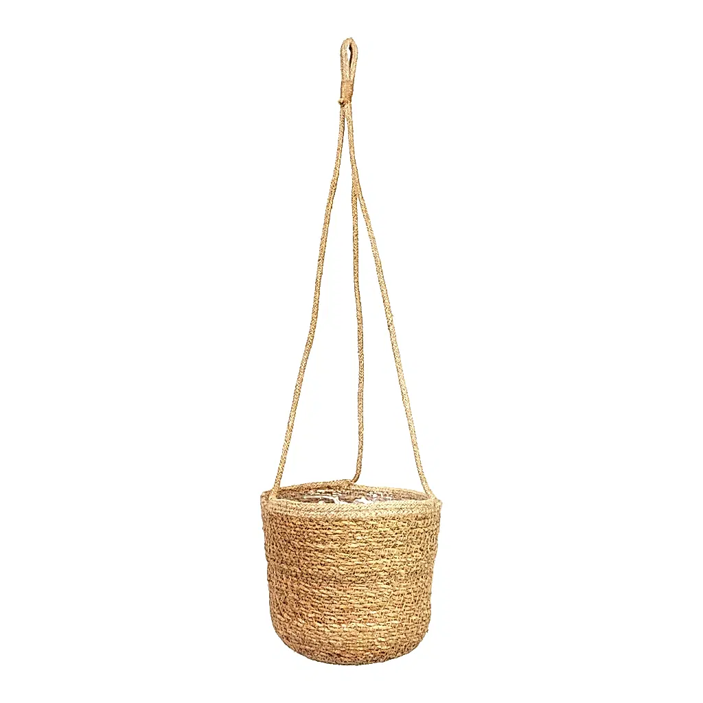 Igmar Hanging Plant Basket - Natural - 19 x 17cm