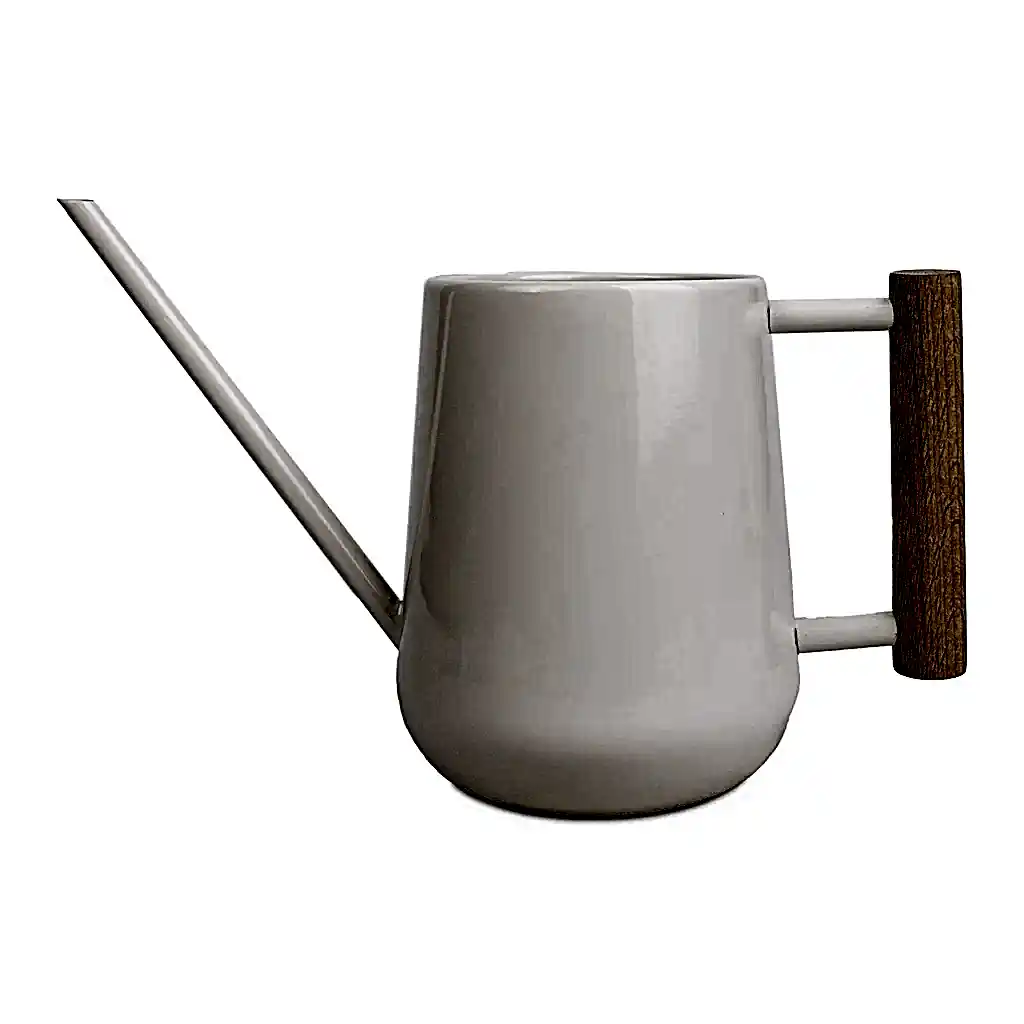 Indoor Watering Can 0.7L - Stone with Beech Handle