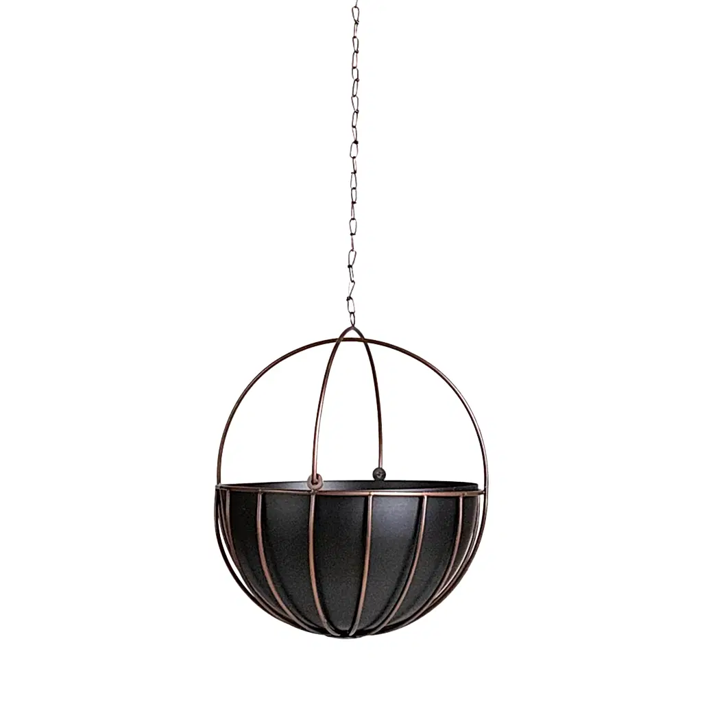 Kensington Hanging Plant Pot - Copper