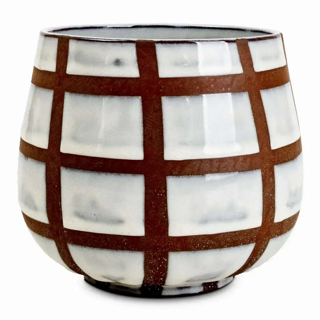 Moda Pot Moon Lattice - 12x13cm