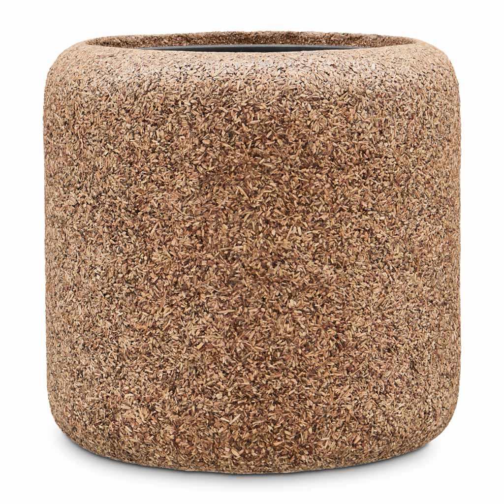 Naturescast Cylinder Planter - Natural