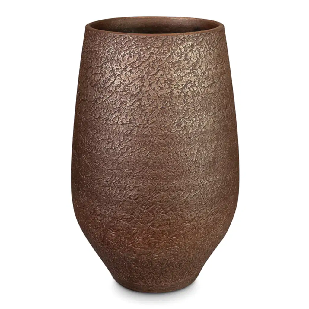 Noor Vase Velvet Brown - 23x36cm