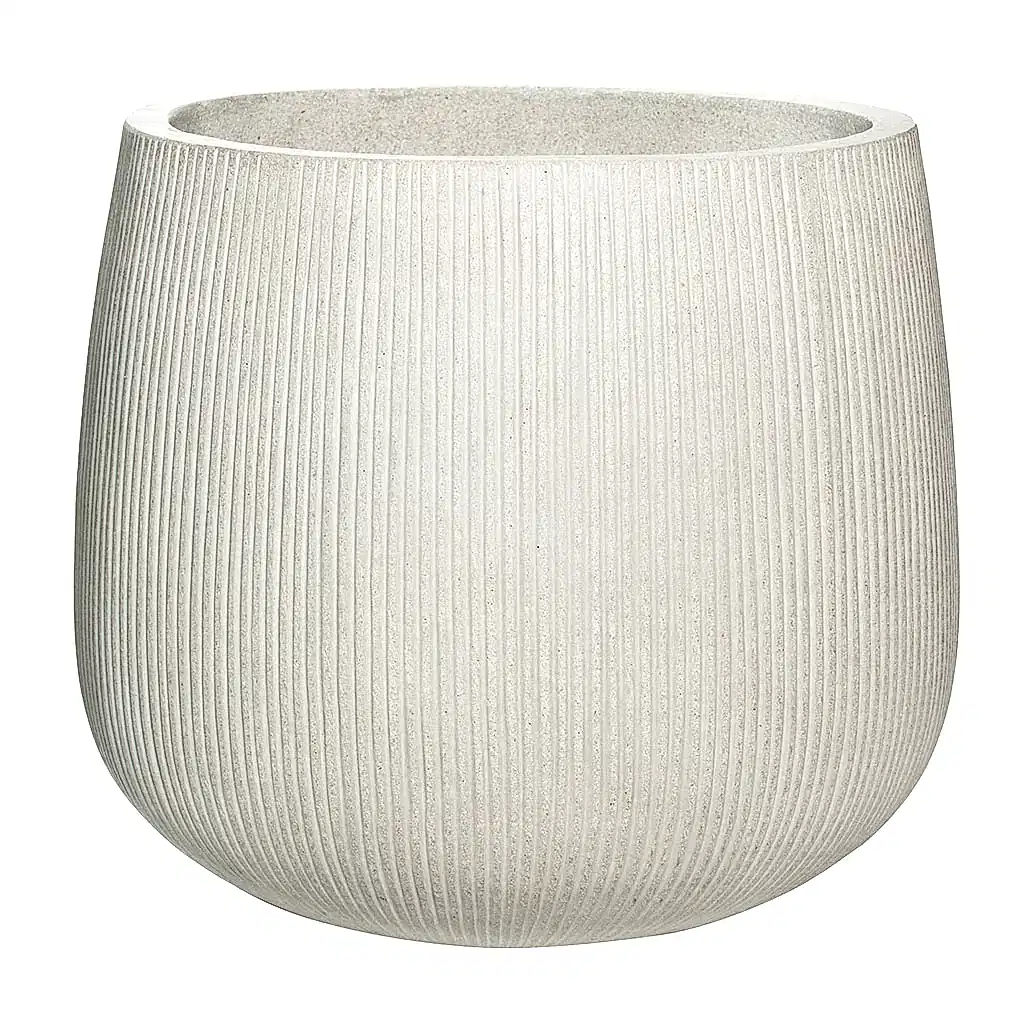 Pax Planter - Ridged Cement XL