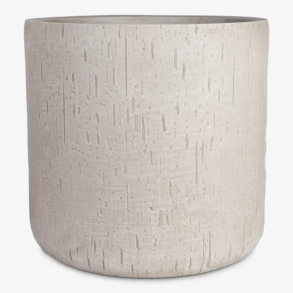 Raindrop Round Planter Stone - 34x32cm