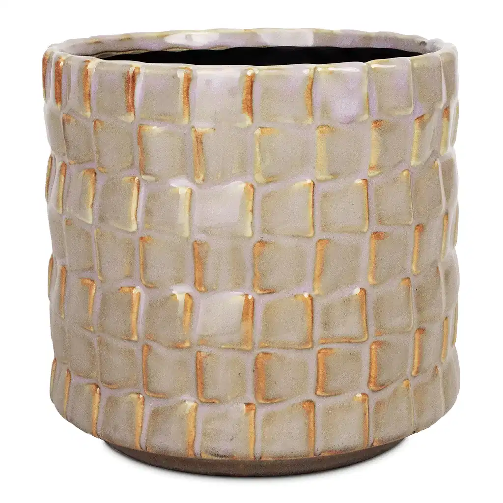 Stian Plant Pot - Soft Nougat Small