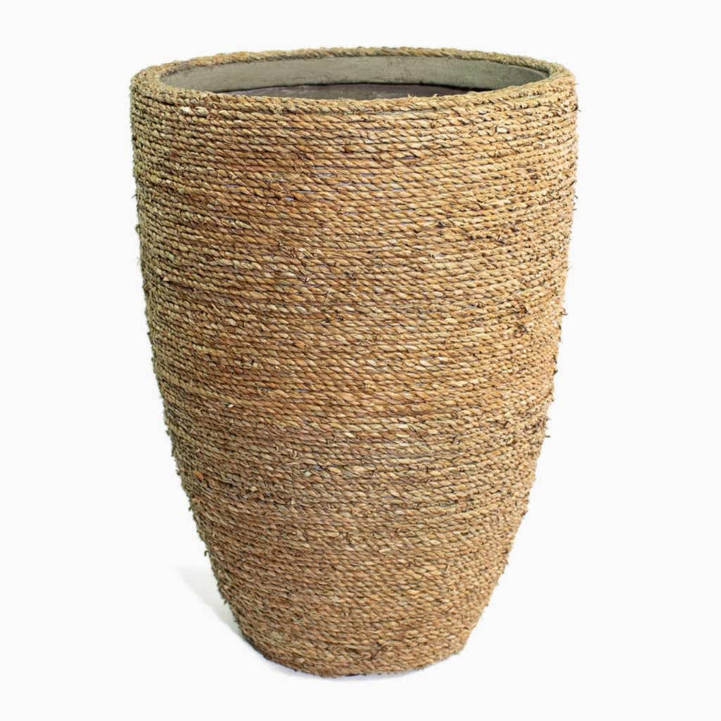 Ben Plant Pot Straw Grass Large