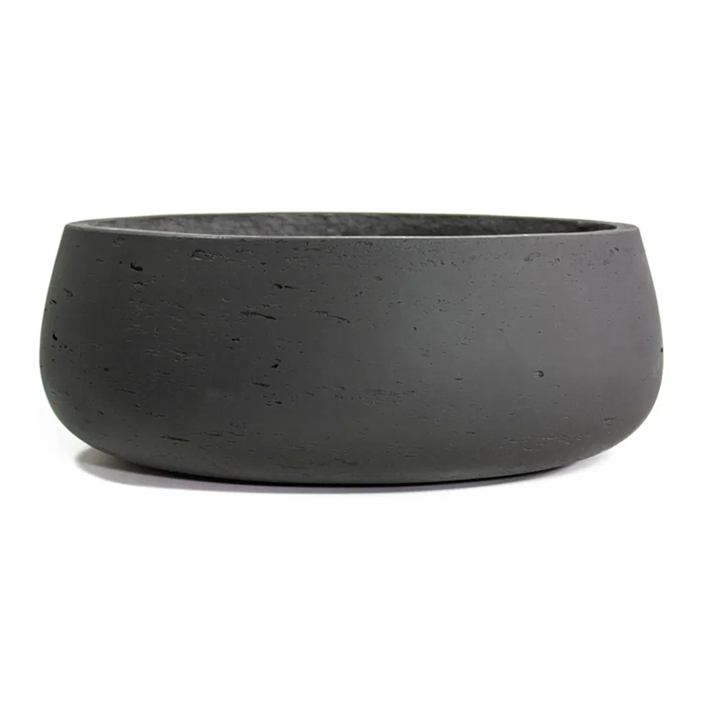 Eileen Plant Bowl Black Washed 35cm