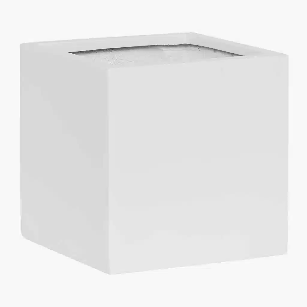 Fleur Planter Matt White - Medium