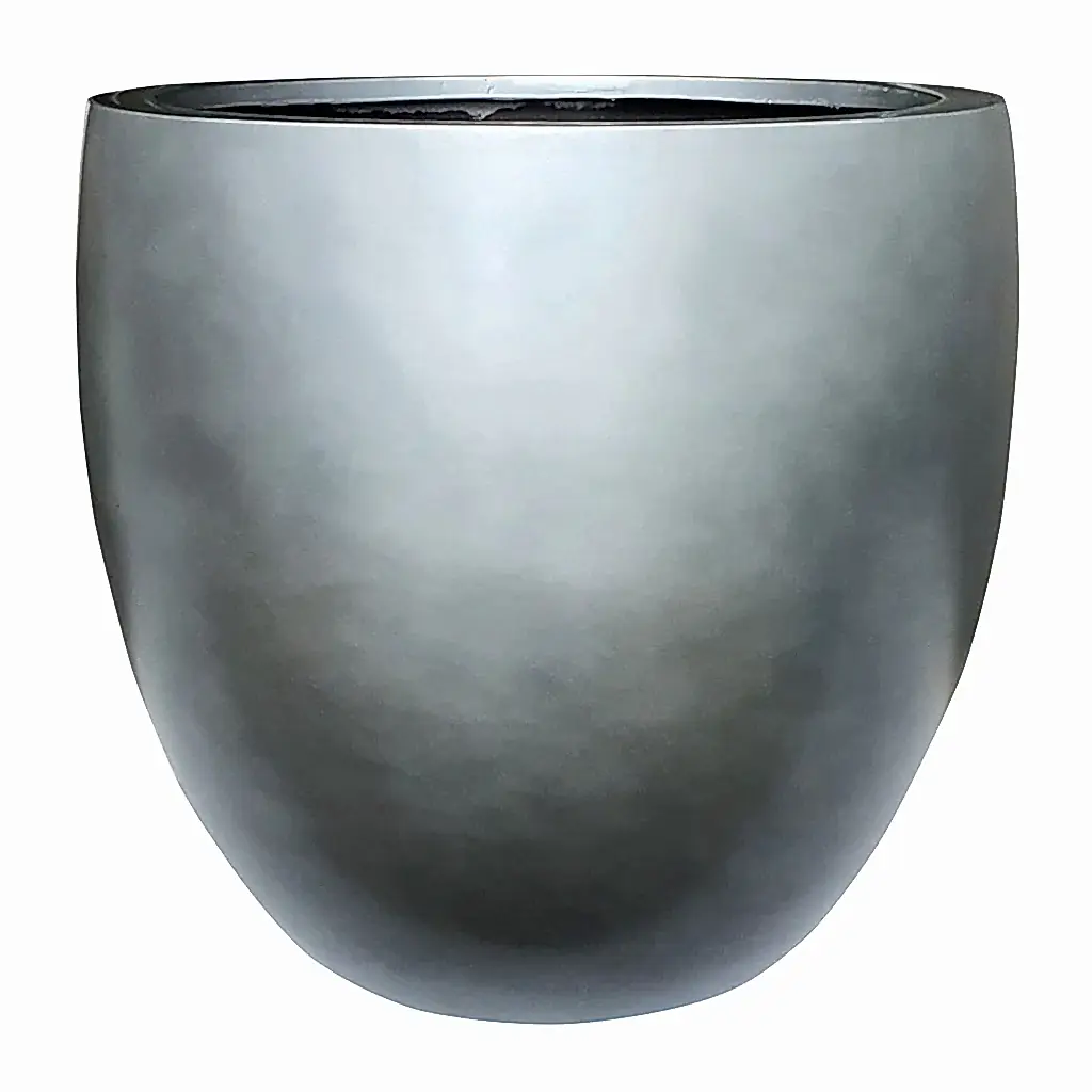 Gradient Balloon Planter - Matt Grey L