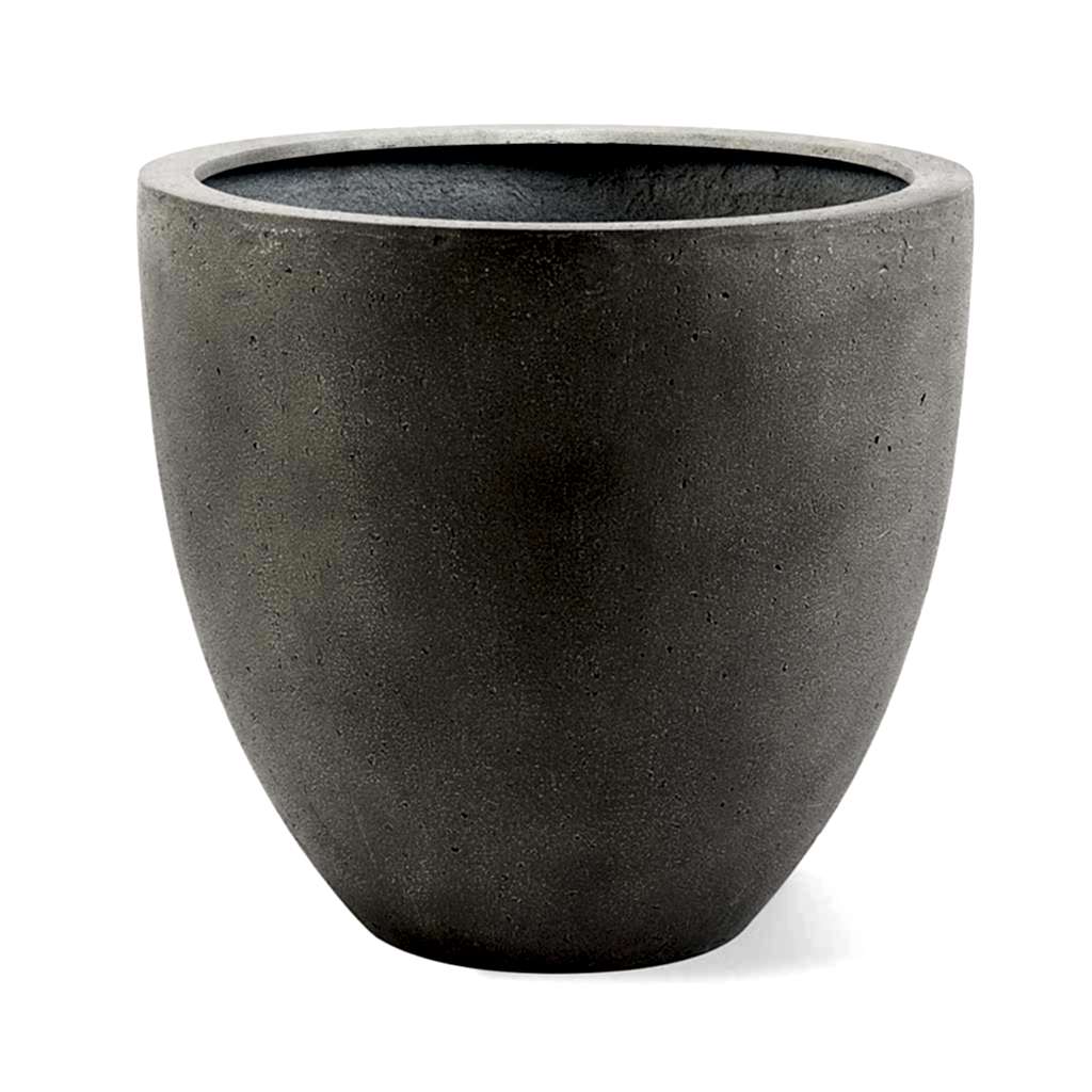 Grigio Egg Pot Planter - Natural Concrete