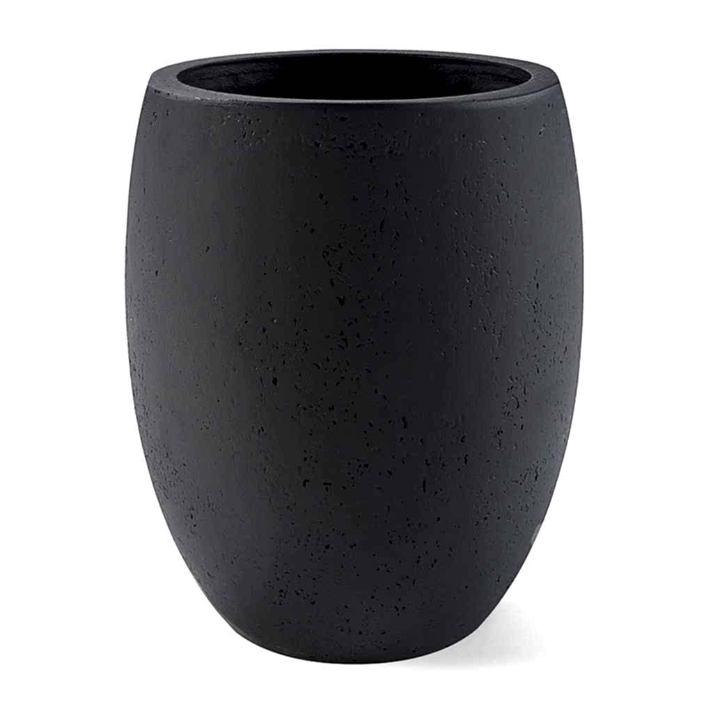 Grigio Tall Balloon Planter - Anthracite Concrete