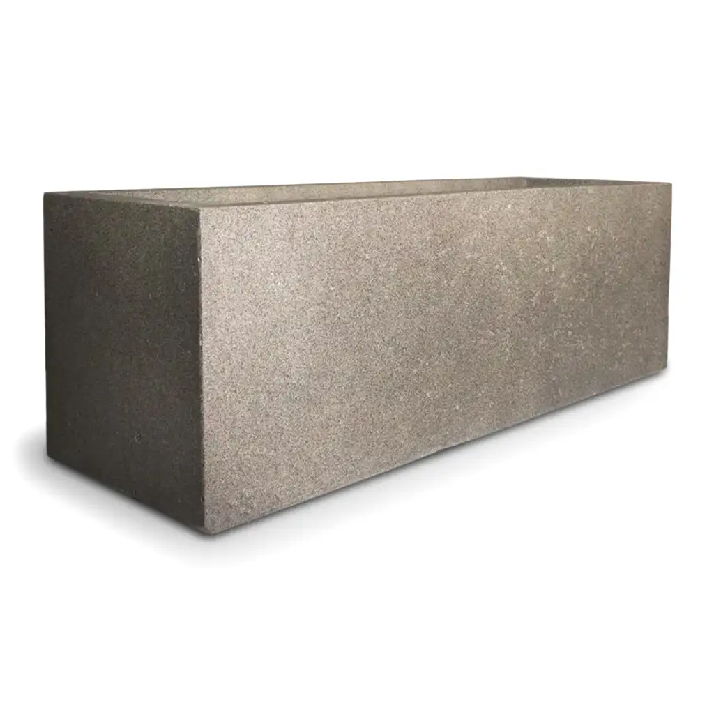 Grigio Trough Planter - Natural Concrete