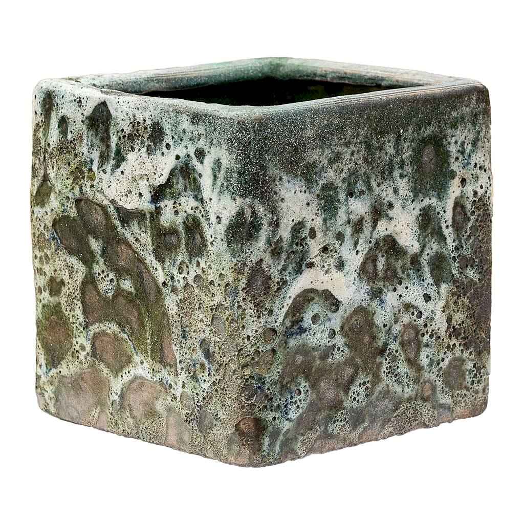 Lava Cube Relic Planter Jade