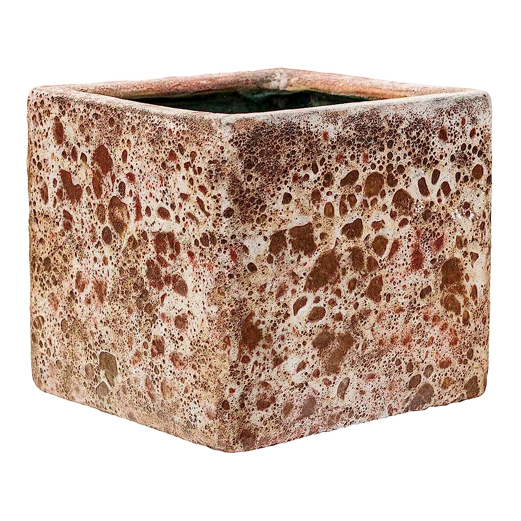 Lava Cube Relic Planter Pink