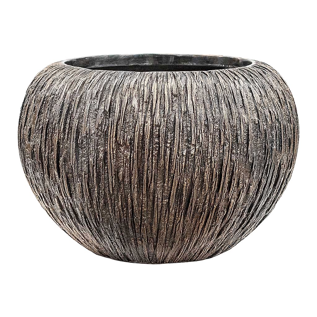 Luxe Lite Waterfall Globe Planter Bronze