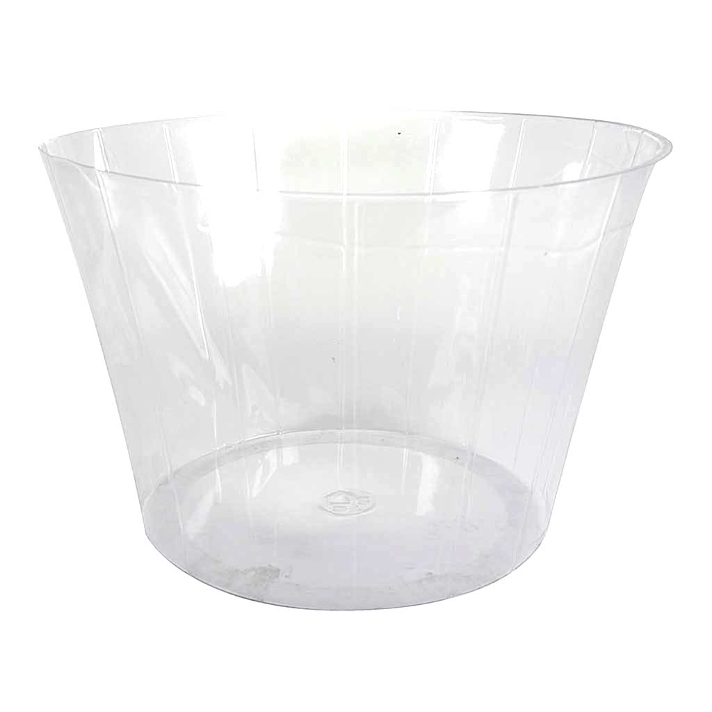 Plant Pot Inlay Liner - Clear - 12 x 8cm