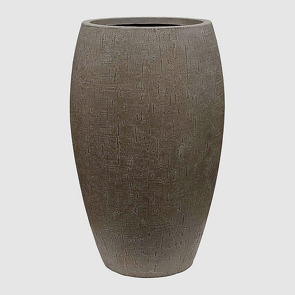 Raindrop Tall Balloon Planter - Stone 37cm