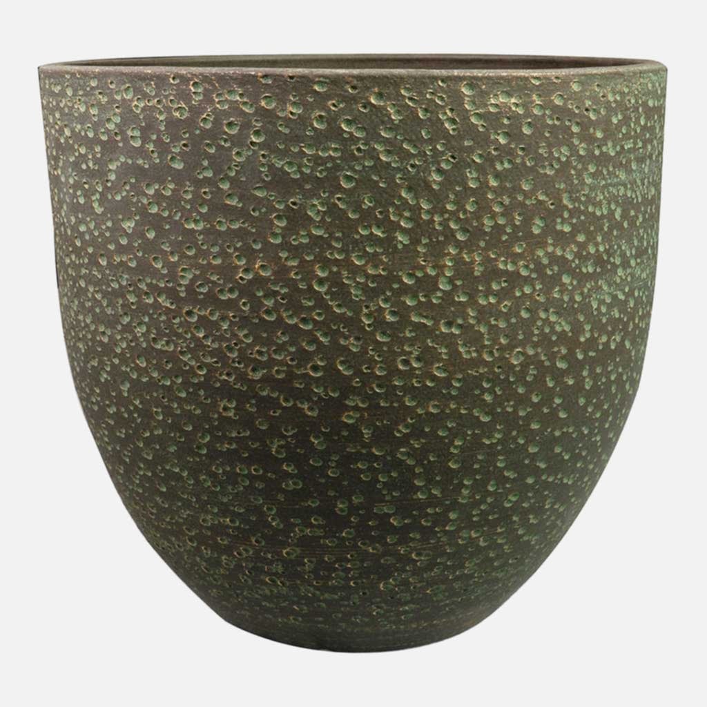 Rinca Plant Pot - Shiny Green XLarge