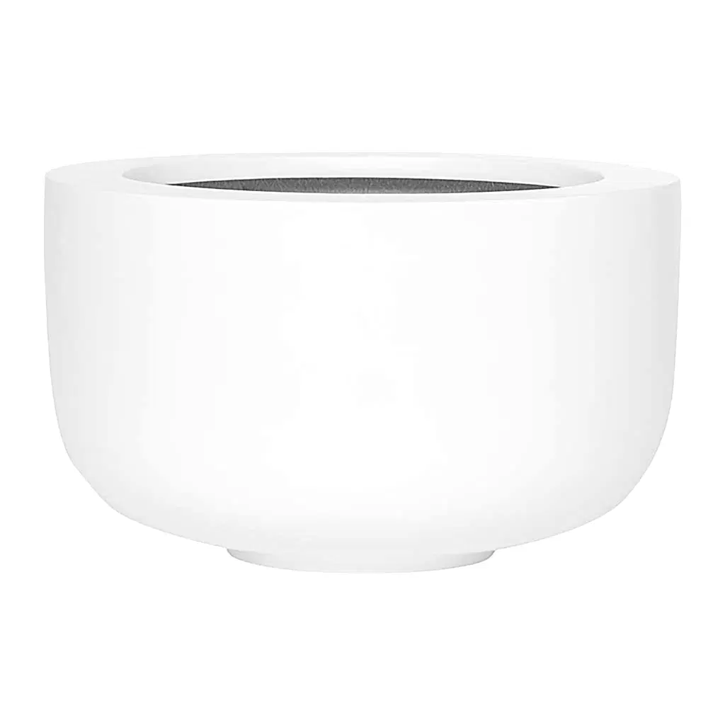 Sunny Plant Bowl - Matt White